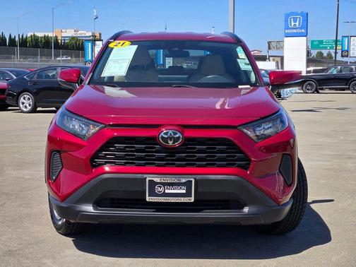 Ruby Flare Pearl 2021 Toyota RAV4 LE