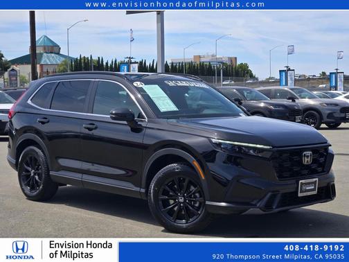 Crystal Black Pearl 2024 Honda CR-V Hybrid