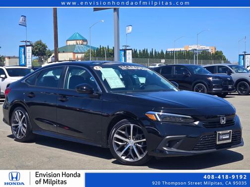 Crystal Black Pearl 2023 Honda Civic