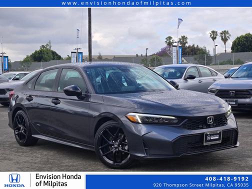 Meteorite Gray Metallic 2025 Honda Civic