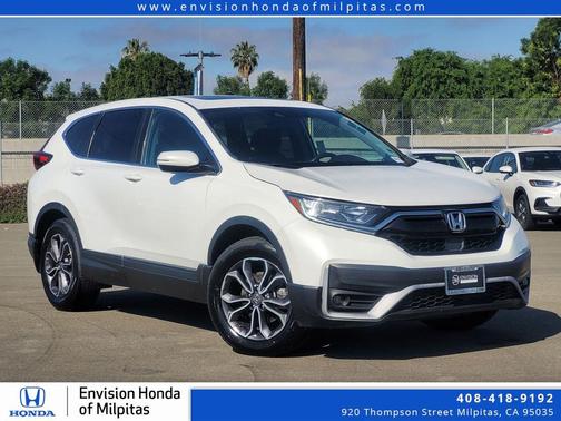 Platinum White Pearl 2021 Honda CR-V 2WD EX