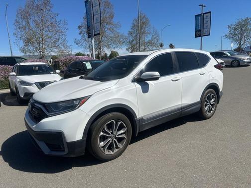 Platinum White Pearl 2021 Honda CR-V 2WD EX