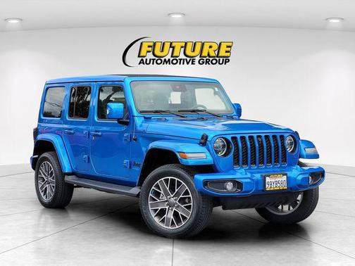 Hydro Blue Pearl Coat 2022 Jeep Wrangler Unlimited 4xe Sahara High Altitude