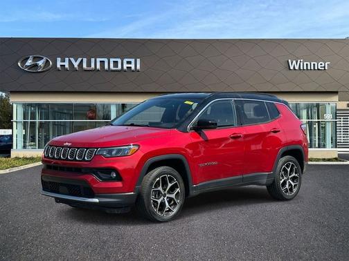 Red 2025 Jeep Compass LIMITED
