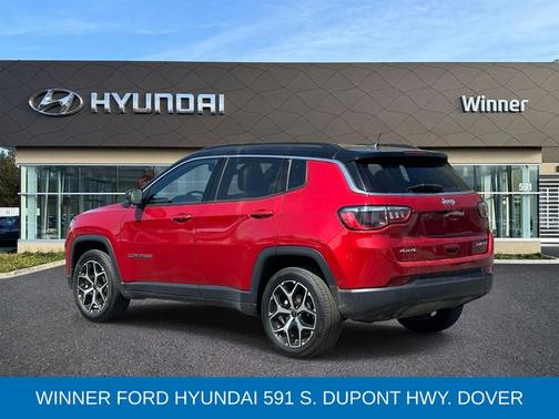 Red 2025 Jeep Compass LIMITED