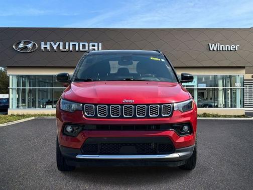 Red 2025 Jeep Compass LIMITED