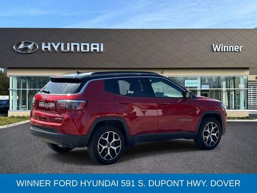 Red 2025 Jeep Compass LIMITED
