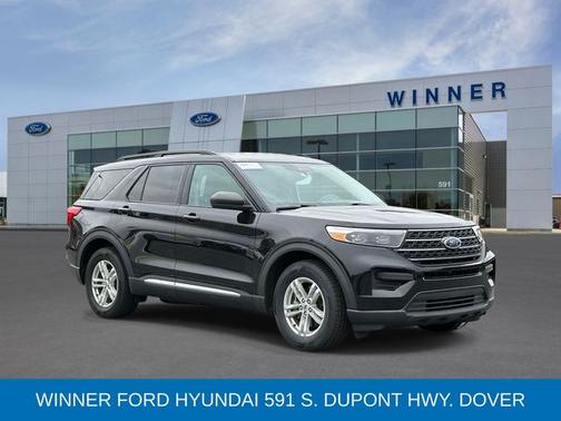 AGATE BLACK METALLIC 2023 Ford Explorer XLT
