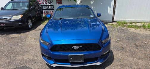 Blue 2017 Ford Mustang V6