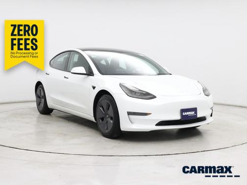 White 2022 Tesla Model 3