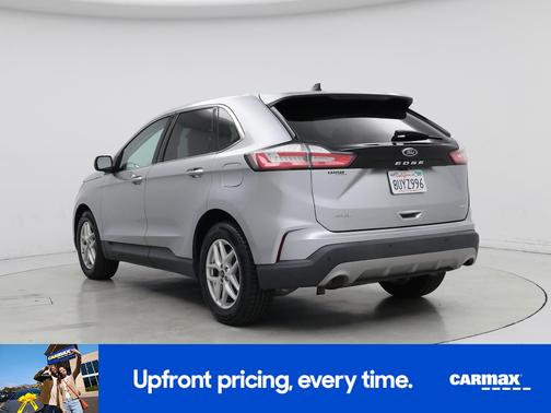 Silver 2021 Ford Edge SEL