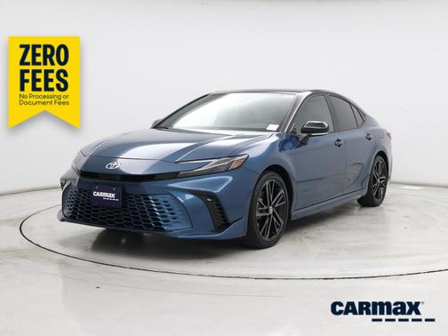 Blue 2025 Toyota Camry XSE