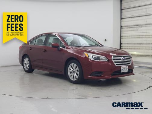 Red 2015 Subaru Legacy Premium