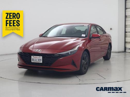 Red 2021 Hyundai ELANTRA SEL