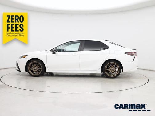 White 2024 Toyota Camry SE Night Shade
