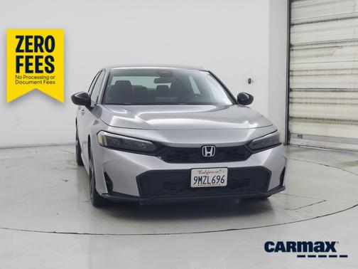 Gray 2025 Honda Civic Sport