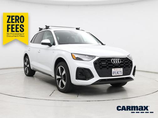 White 2022 Audi Q5 S-Line Premium Plus