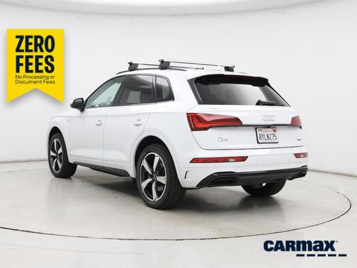 White 2022 Audi Q5 S-Line Premium Plus