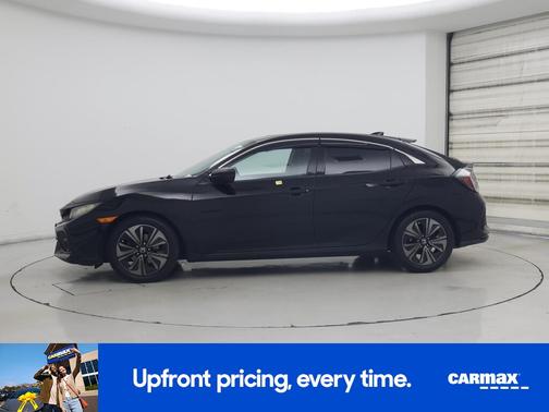 Black 2017 Honda Civic EX