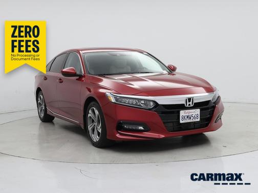 Red 2018 Honda Accord EX-L
