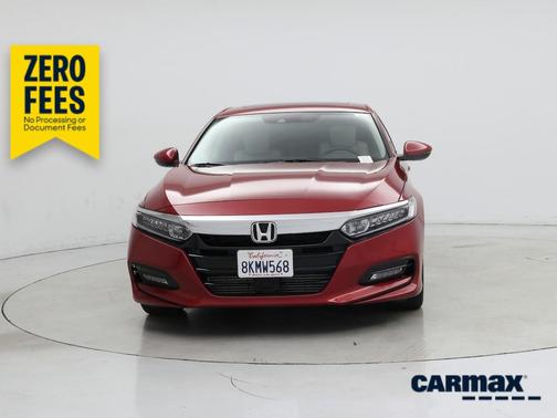 Red 2018 Honda Accord EX-L