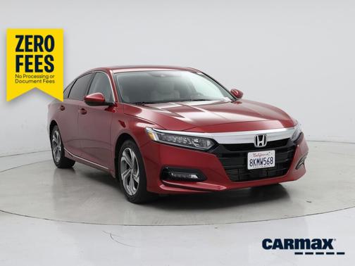 Red 2018 Honda Accord EX-L