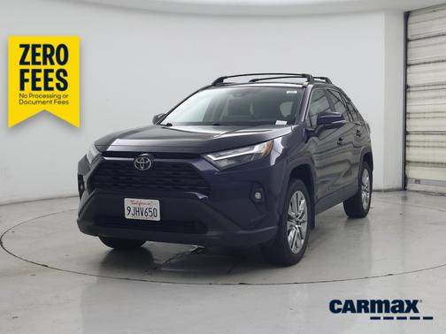 Blue 2023 Toyota RAV4 XLE Premium