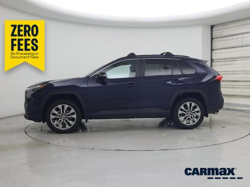Blue 2023 Toyota RAV4 XLE Premium