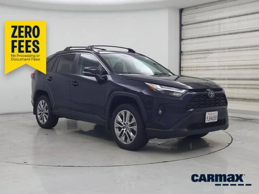 Blue 2023 Toyota RAV4 XLE Premium