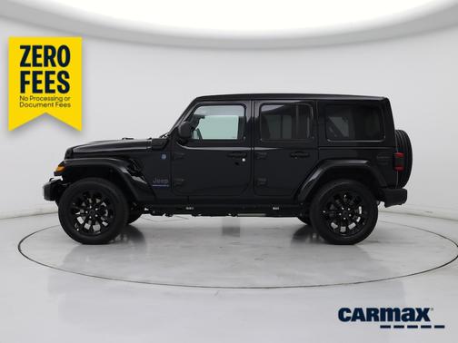 Black 2025 Jeep Wrangler 4xe Sahara
