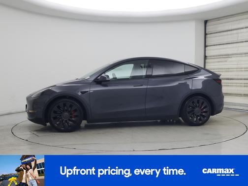 Gray 2022 Tesla Model Y Performance