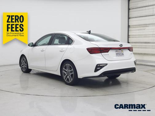 White 2021 Kia Forte EX
