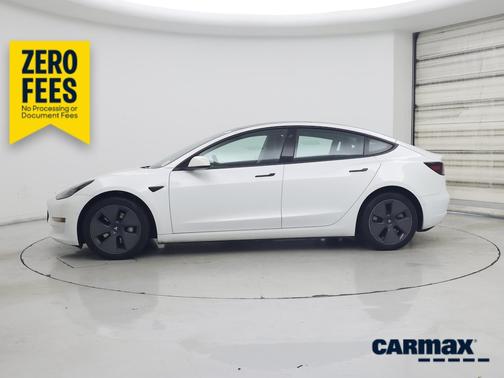 White 2022 Tesla Model 3 Long Range