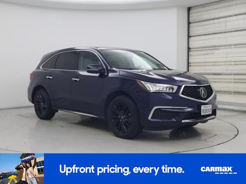Blue 2017 Acura MDX