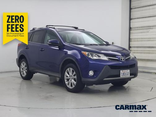 Blue 2015 Toyota RAV4 Limited