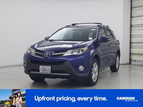 Blue 2015 Toyota RAV4 Limited