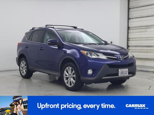 Blue 2015 Toyota RAV4 Limited