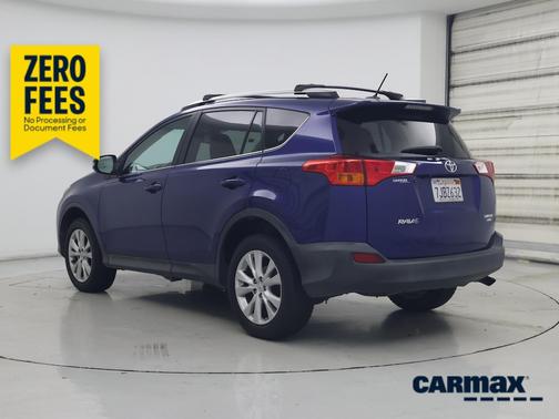 Blue 2015 Toyota RAV4 Limited
