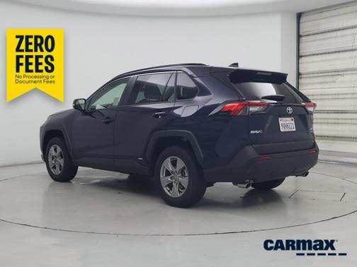 Blue 2025 Toyota RAV4 Hybrid XLE