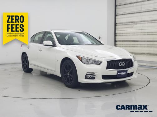 White 2015 INFINITI Q50 Premium