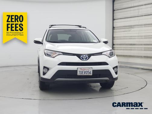 White 2016 Toyota RAV4 Hybrid XLE