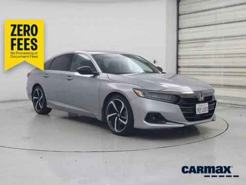 Silver 2022 Honda Accord Hybrid Sport
