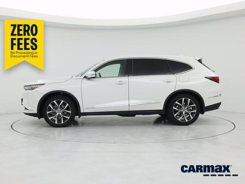 White 2022 Acura MDX Technology
