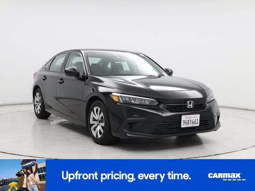 Black 2023 Honda Civic LX