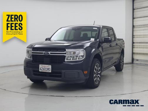 Blue 2022 Ford Maverick Lariat
