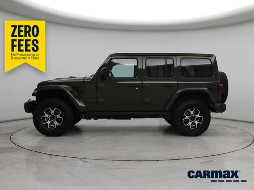 Green 2022 Jeep Wrangler Unlimited Rubicon