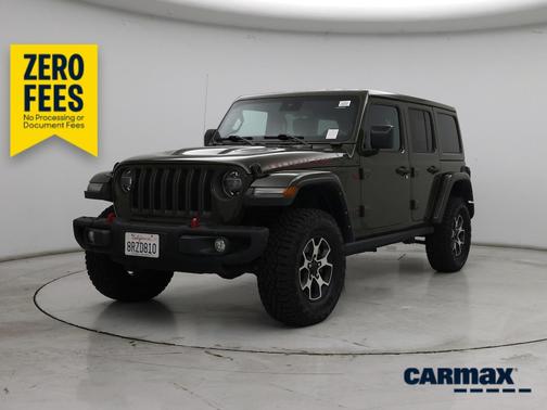 Green 2022 Jeep Wrangler Unlimited Rubicon
