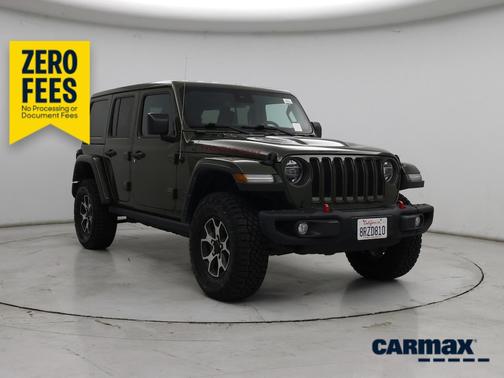 Green 2022 Jeep Wrangler Unlimited Rubicon