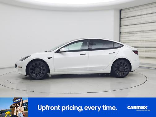White 2021 Tesla Model 3 Standard Range Plus