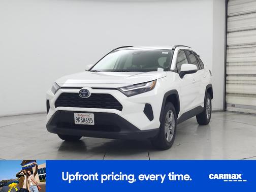 White 2024 Toyota RAV4 Hybrid XLE